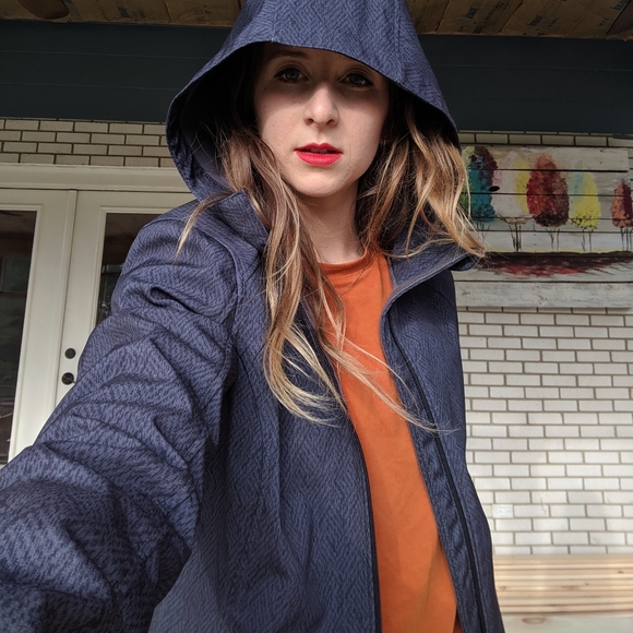 Waterproof Hooded Zippered Jacket - Picture 3 of 7